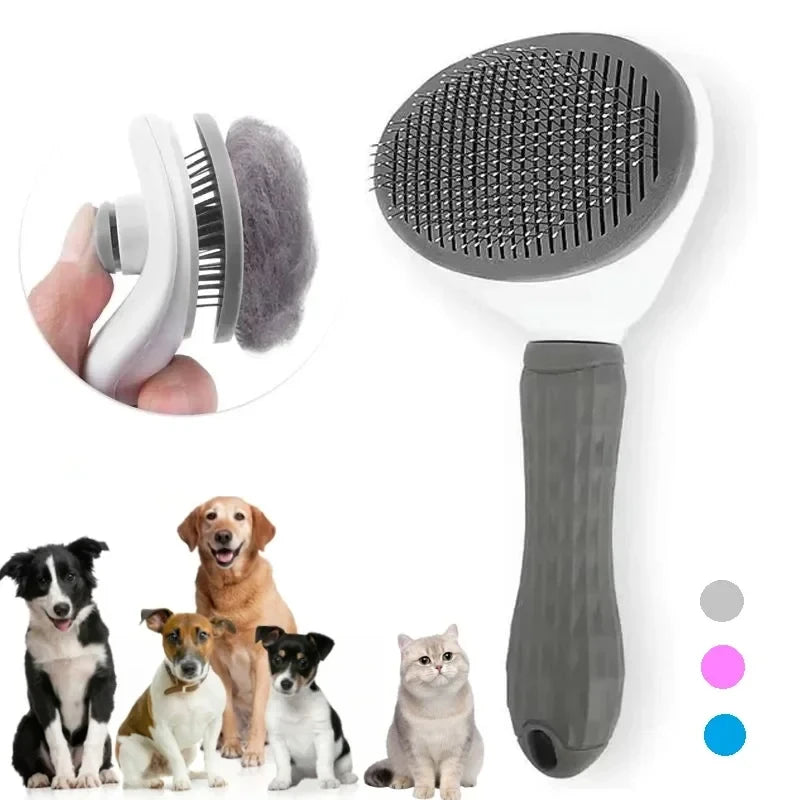 Escova Autolimpante para Cães e Gatos — imagem 1