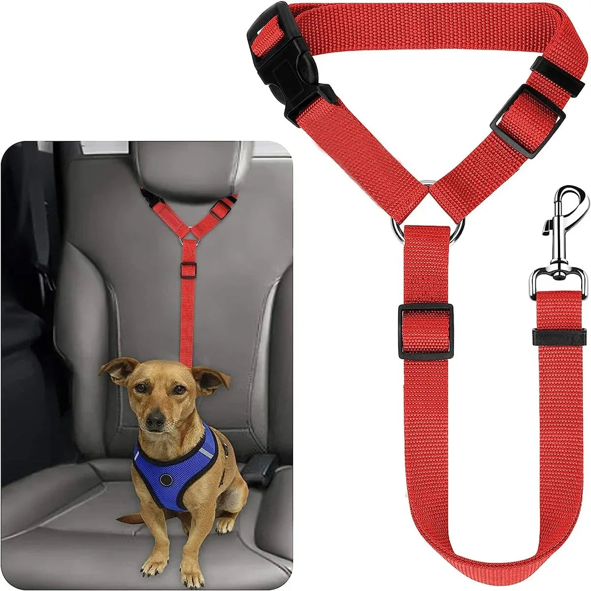 Cinto Ajustável para Cães – Passeios de Carro — imagem 6