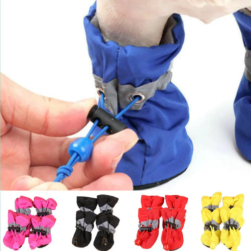 Botinhas Impermeáveis para Cães – Kit com 4 — imagem 1