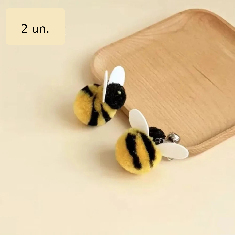 Brinquedo Abelhinha para Gatos – Kit Interativo — 2 unidades