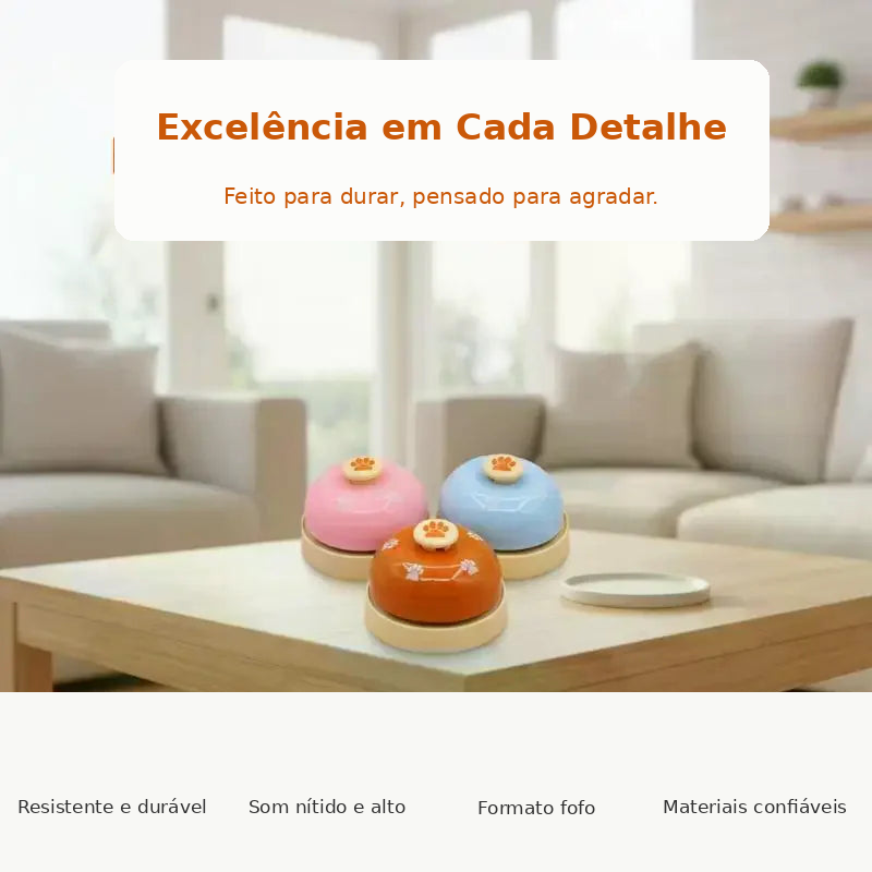 Sino de Treinamento para Cães e Gatos — benefícios