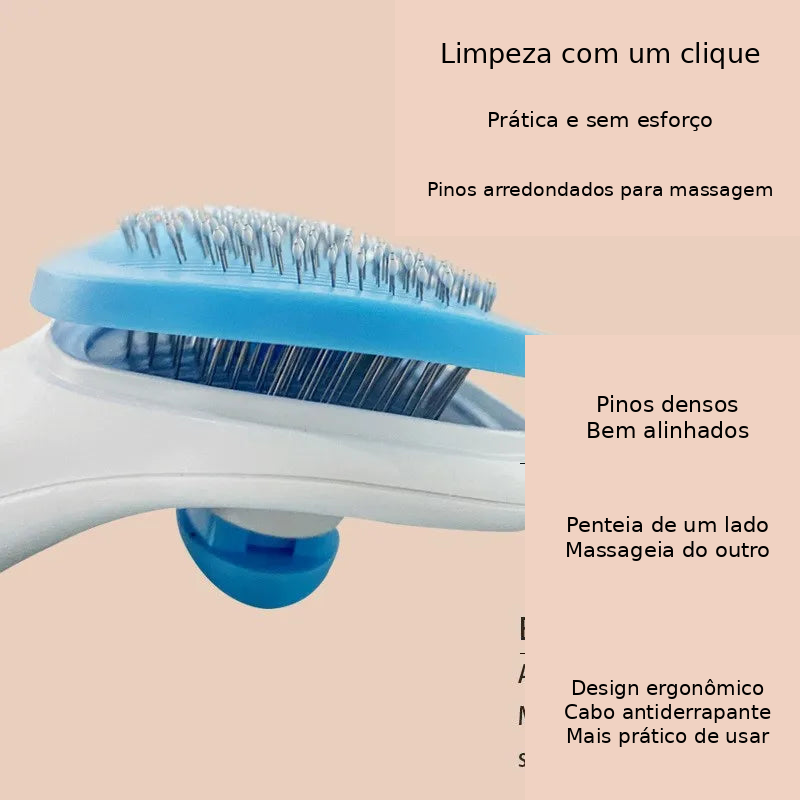 Escova Removedora de Pelos para Cães e Gatos — características